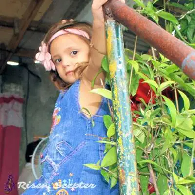 Young girl in the Philippines